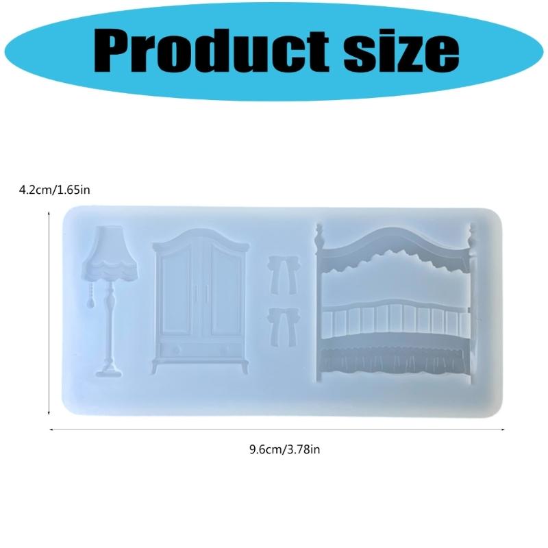 Flexible Silicone Crafting Mold Small Accessories Moulds for Lamp Decorations and Bedroom Projects Nonstick Surfaces