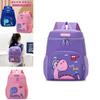 Charming Dual Shoulder Backpack For Kids With Lightweight Nylon Fabric Perfect For School And Play In Fun Colors