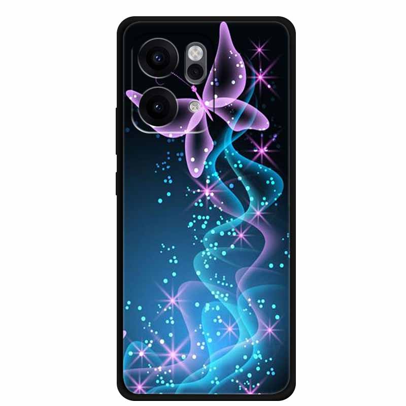 For Oppo Reno14 Pro 5G Case Animals Soft Silicone TPU Phone Cases Back Cover for Oppo Reno 14 Lion Shockproof Cool Wolf Capa