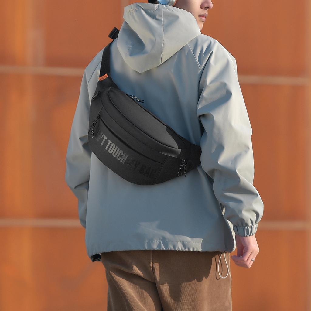 Light Commuter Bag, Chest Bag, Men'S Design, Cycling Bag, Locomotive Backpack, Anti-Splashing Shoulder Bag, Men'S Messenger Bag.