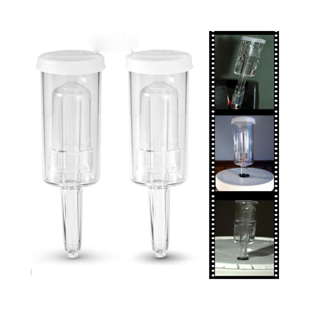 One-Way Air Lock  Check Valve PP Plastic One Way Pressure Relief Valve with Water Seal for Fermentation Wine Making