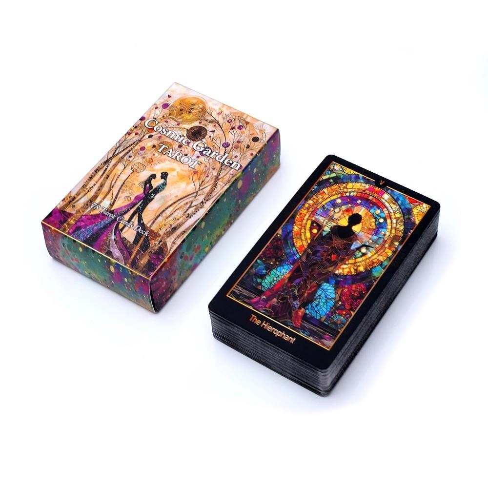 10.3*6cm Cosmic Garden Tarot Deck 78 Unique Tarot Cards