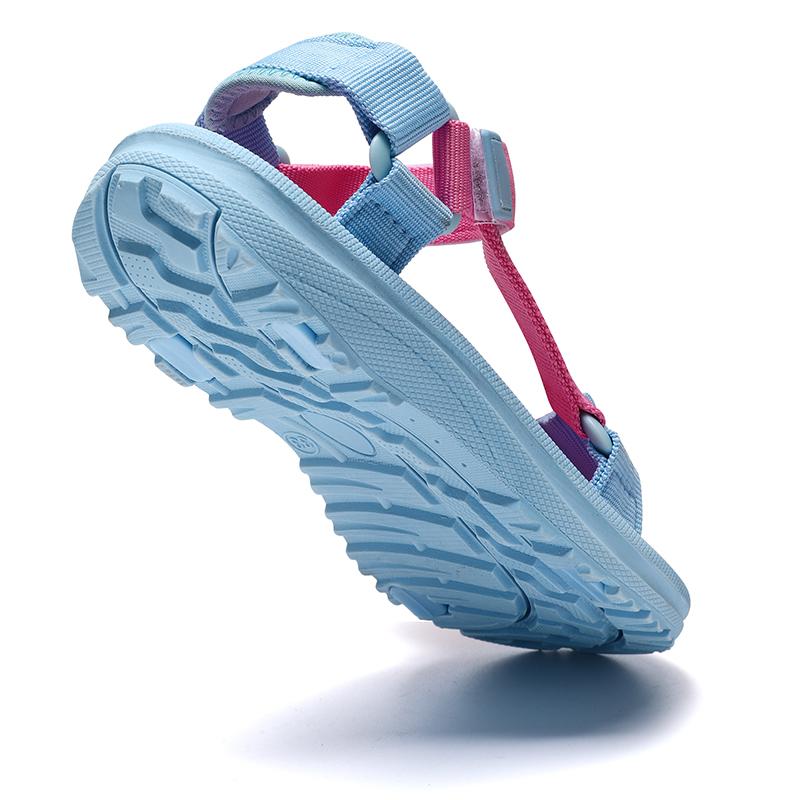 30-38 Children's Plus Size Simple and Fashionable Velcro Casual Sandals Girls' Beach Shoes