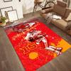 Kansas City Chiefs Square Rugs Are a Great Choice for Living Rooms, Bedrooms, Home Décor, and As Gifts.