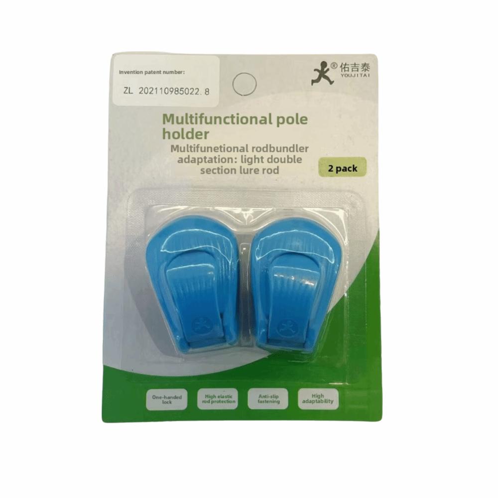 2pcs Secure Grip Mechanism Rod Holder Quick Attach Design Quick Attach Tool Two Piece Rods