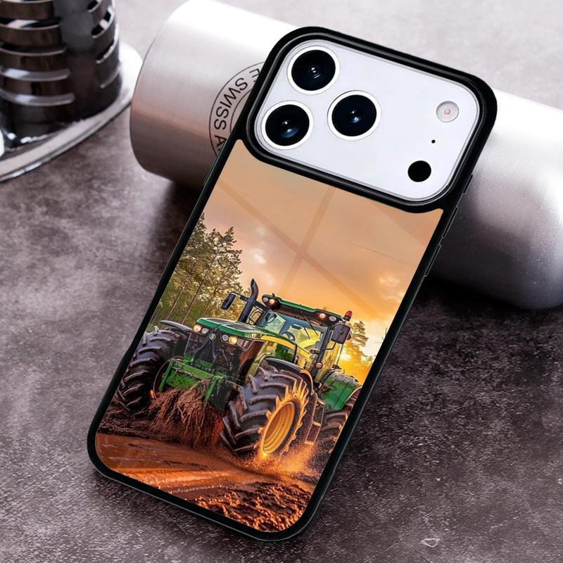 Farm Tractor Phone Case for iPhone 17 16 15 Pro Max Air 14 13 12 11 Plus Shockproof Cover