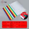 DOCON A4 Transparent Pull Rod File Folders (10-Pack) CN Plug (adapter Included)