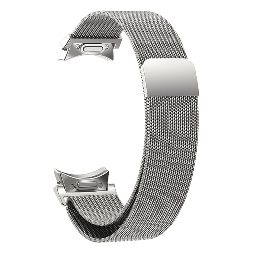 

For Samsung Galaxy Watch FE 40mm/Watch6/Watch6 Classic/Watch 5/Watch 5 Pro Milanese Watch Strap Magnetic Metal Watchband Silver