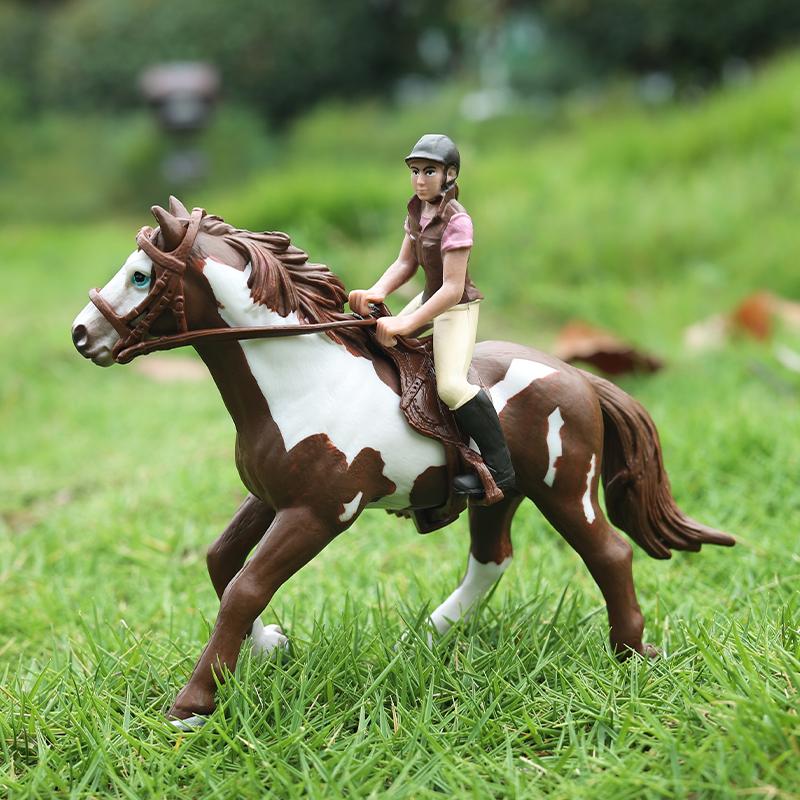 Realistic Wild Horse Action Figure Plaything - Collector-Worthy Animales Miniature Children-Friendly Perfect Present for Animal Lovers