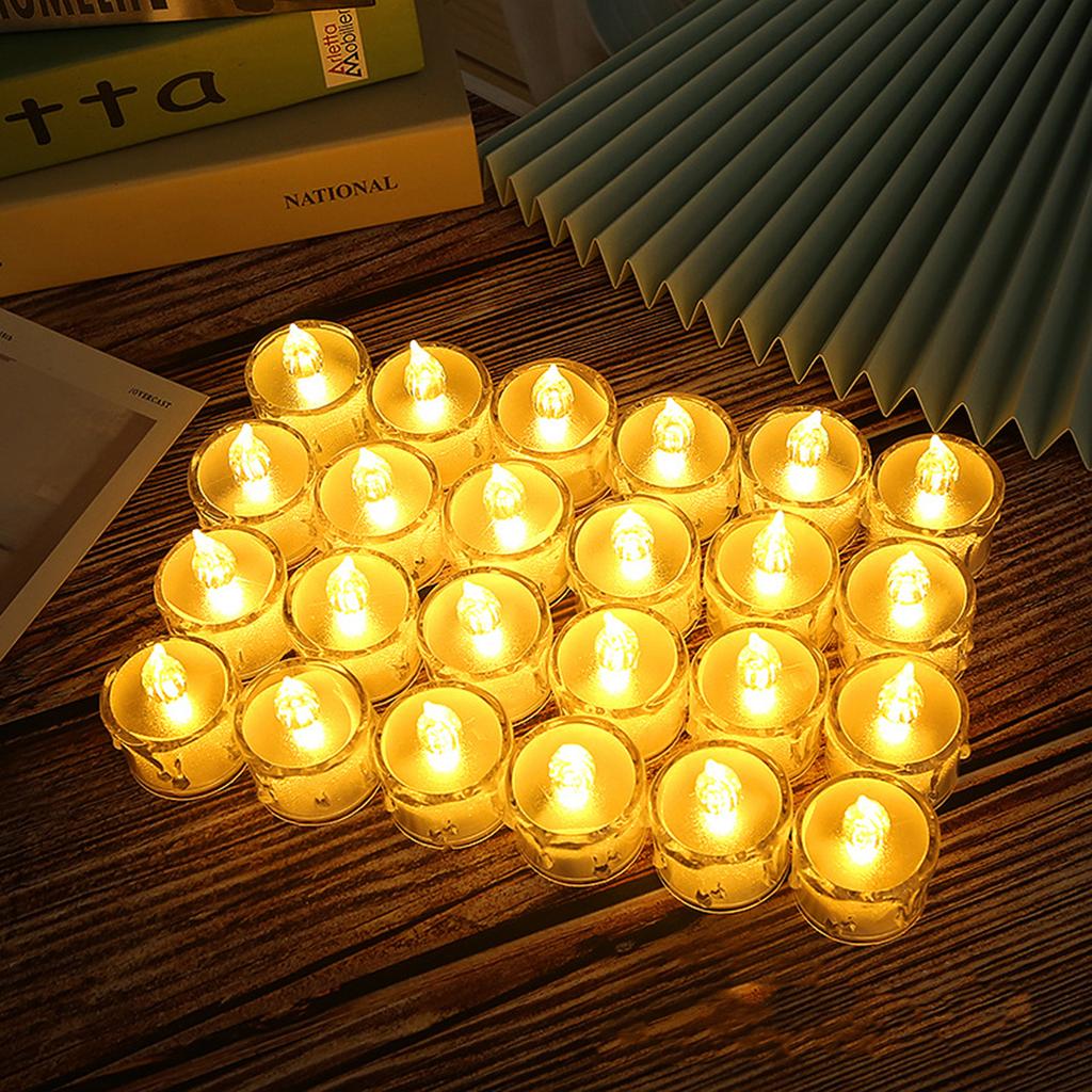 Mini LED Candle Light Party Decoration Proposal Layout Scene Atmosphere Props Decoration