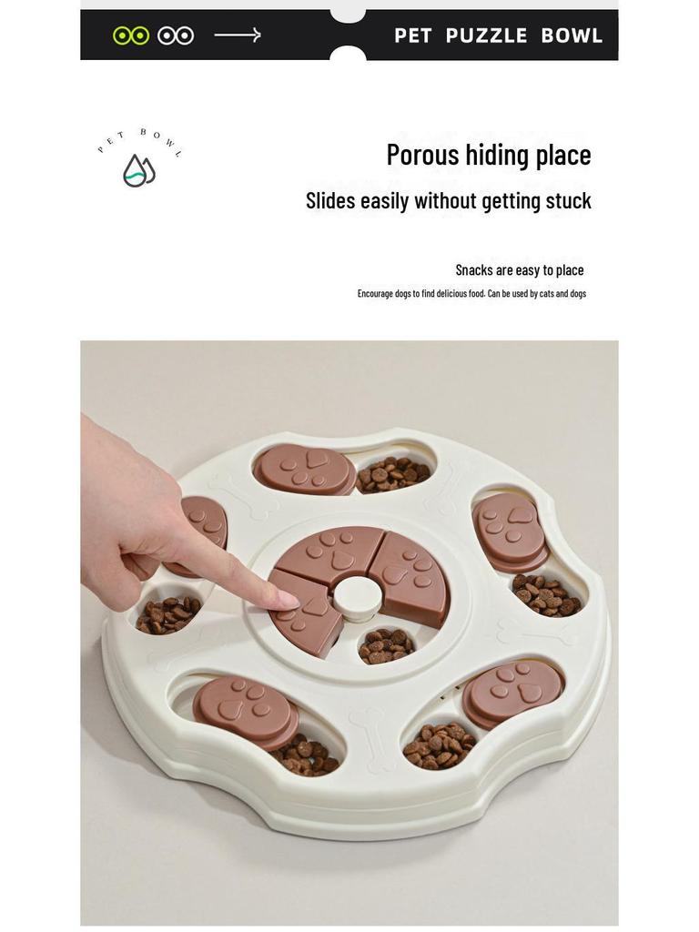 Interactive Dog Training & Anti-Choking Slow Feeder Bowl - Pet Boredom Relief Toy
