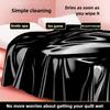 2x2.1M Black BDSM Adult Sex Bed Sheets For Sex Game Lubricants Waterproof Bed Cover Couple Flirt Bondage Wet Play Sex Tool