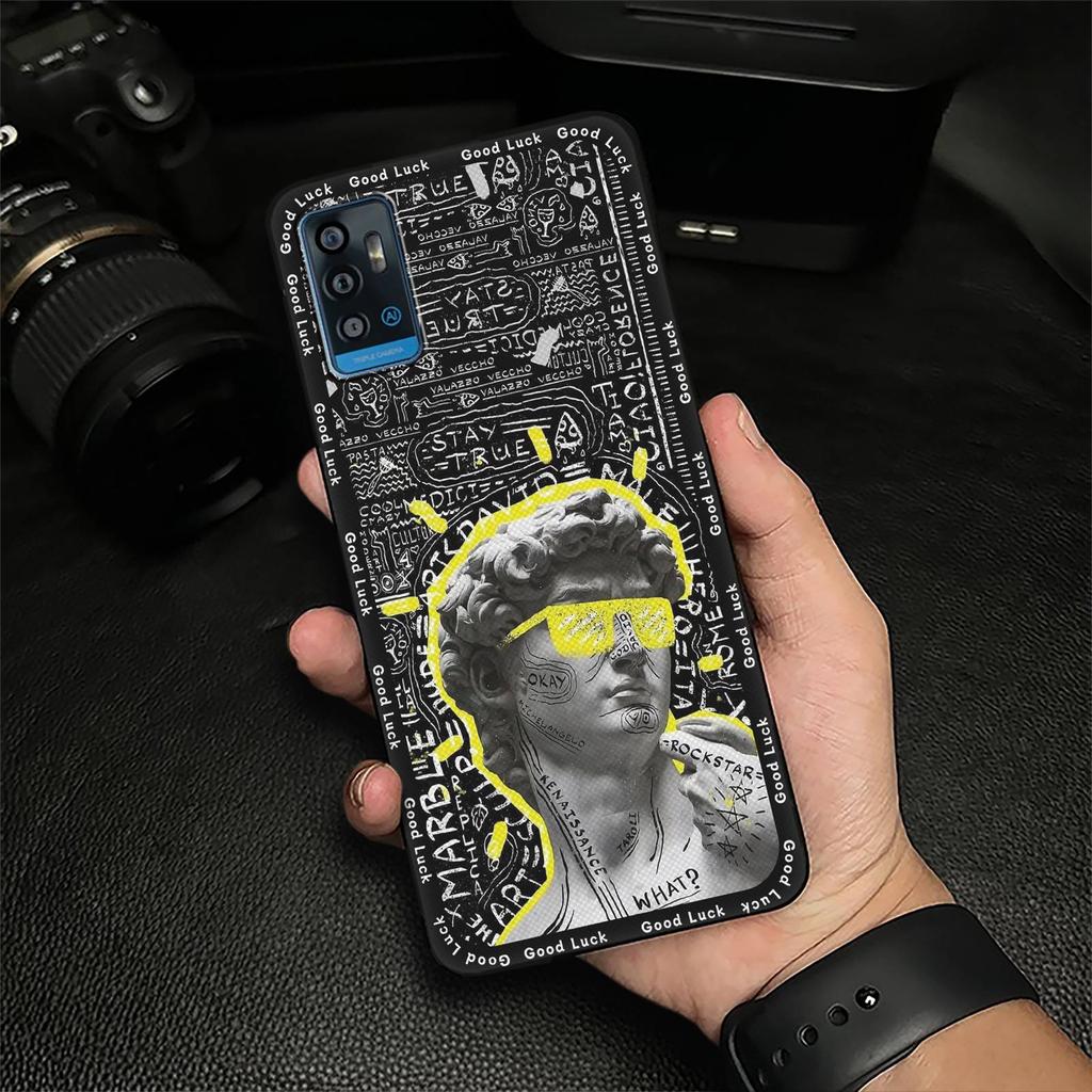 Fashion Design Dirt-resistant Phone Case For ZTE Blade A71 Cartoon Full Wrap Anti-knock Soft Case Shockproof Cover Cute