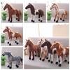 Stuffed Animal Simulation Horse Plush Toys Plush Realistic Horse Stuffed Toy Cute   Birthday Gift