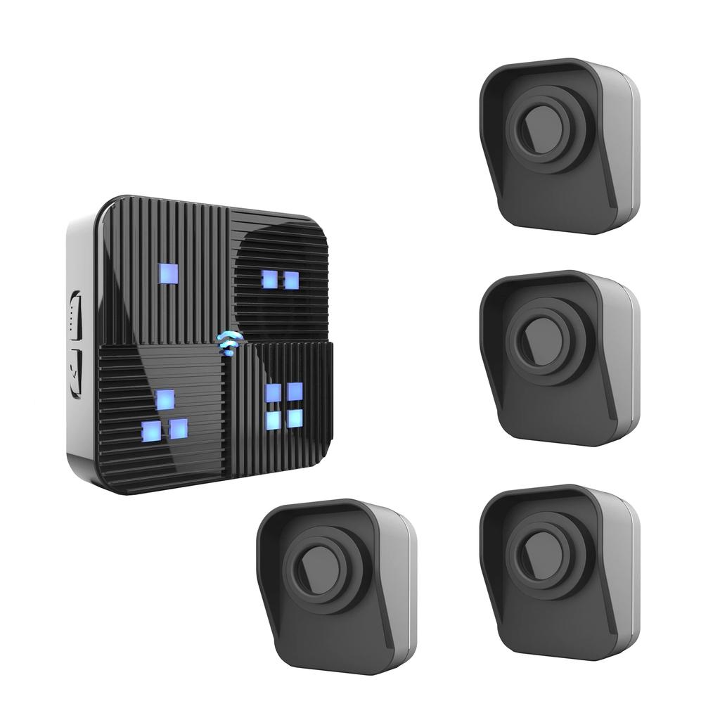 Allarme Viale Wireless Impermeabile IP65 Con Sensore di Movimento PIR Rilevamento Fino a 800 Metri Sistema di Allarme di Sicurezza