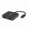 Plugable USB-C Dual HDMI Adapter with MST Support, Connects Two 4K 60Hz Monitors To Windows Chromebooks, No Driver Installation Required