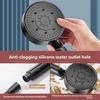 Black 5 Modes Shower Head Adjustable High Pressure Water Saving Shower Head Water Massage Shower Head Bathroom Accessories