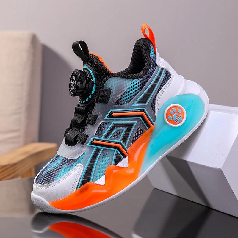 Fashion Children Shoes Boys Sneaker Thick Sole New Designer Kids School Tennis Casual Sneaker Boy Sports Shoes