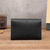 Durable Crazy Horse Real Leather Card Pouch Mens Credit Card Slim Simple Money Wallets