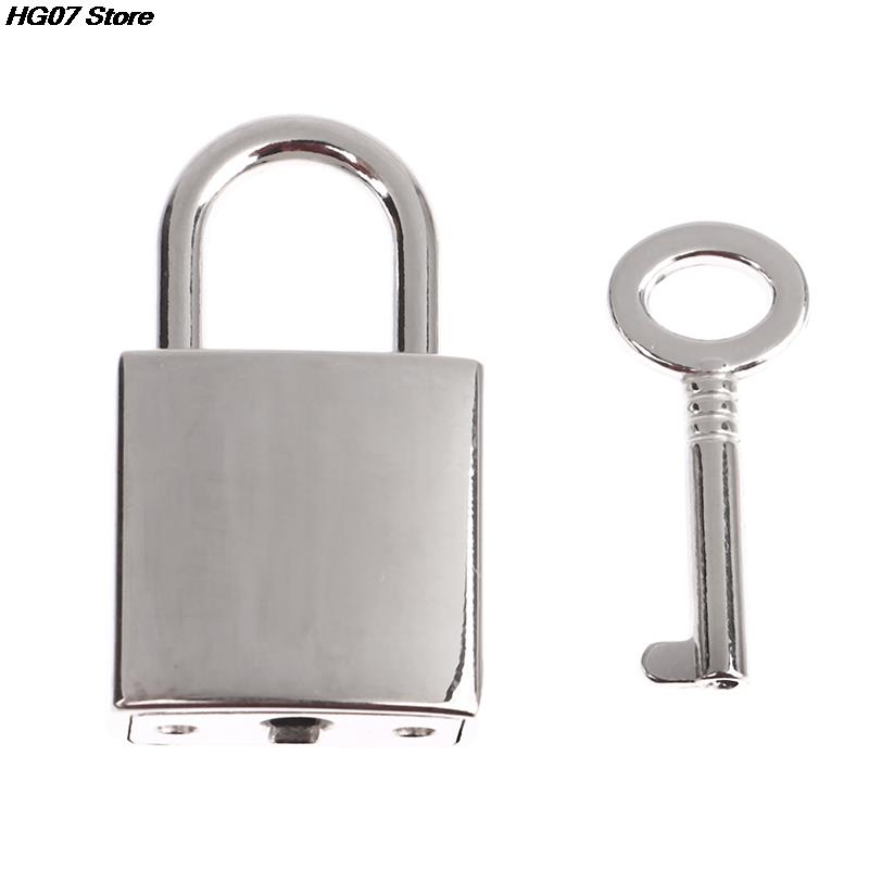 New Mini Metal Padlocks Key Luggage Lock With Key For Jewelry Box Storage Box Diary Book Suitcase Bag Lock Padlock Set