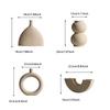 Nordisch Minimalistische Keramikvasen Ornamente Trockenblumenarrangement Fabelhafte Dekoration für Wohnzimmer TV-Schrank Schreibtisch
