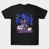 Men Black Print T-shirt Hamelin Doctor No-Cut Transfer Paper Print Cotton Tshirt