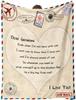 Idea Gifts For Dad Blankets for Father's Day Mother's Day Anniversary Birthday Thanksgiving for Mom Uncle Aunt Grandpa Grandma