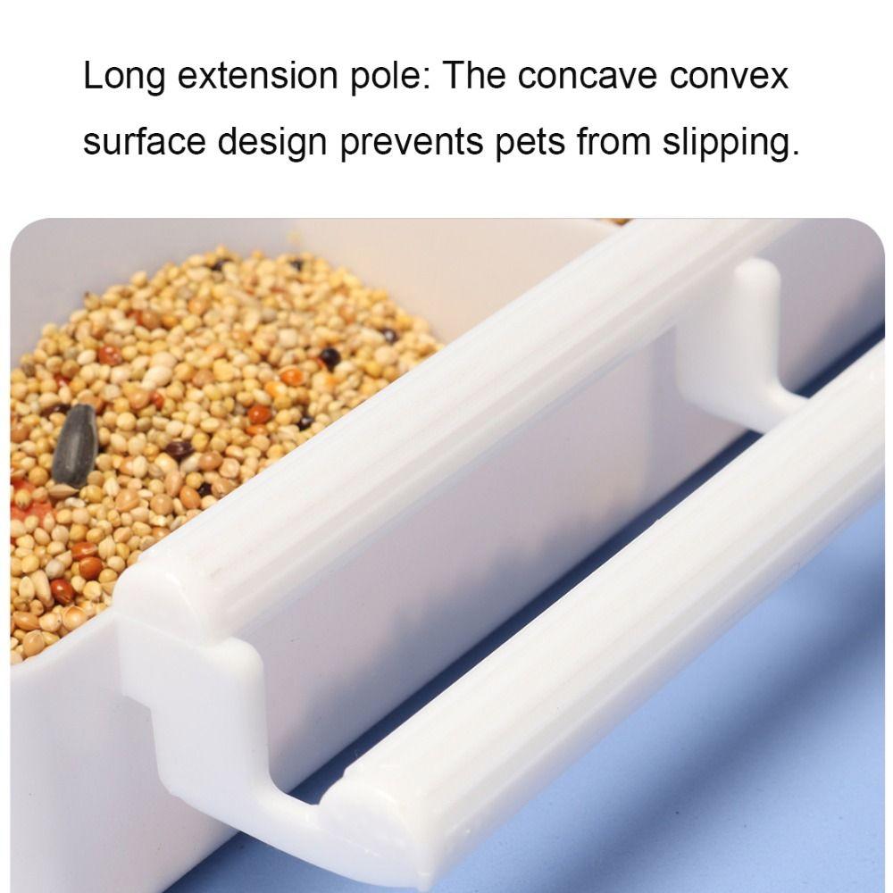 Plastic Birds Water Hanging Bowl Hanging Parakeet Feeding Bowl  For Peony Cockatiels Budgerigar