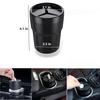 Multifunktionaler Mini-Mülleimer für Autos, abnehmbarer Münzwechsel-Aufbewahrungseimer, Kunststoff, Auto-Getränkehalter, Innenraum-Organizer