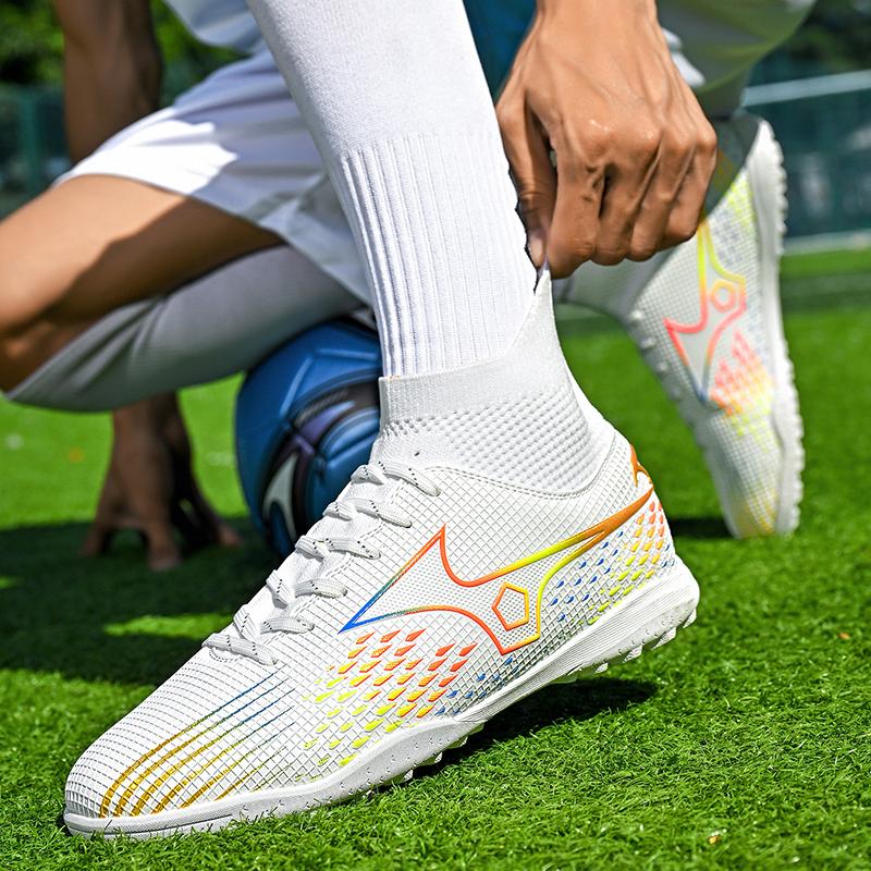 Indoor Men Soccer Shoes Professional Fast Unisex Football Field Boots Non-Slip Training Football Shoes Comfortable Sneaker Match