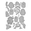 Carbon Steel Christmas Penguin Die Cut for Handmade Paper Art and Embossing