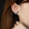 Retro Ear Studs Copper Fashion Jewelry Exquisite Crane Stud Earrings  Women