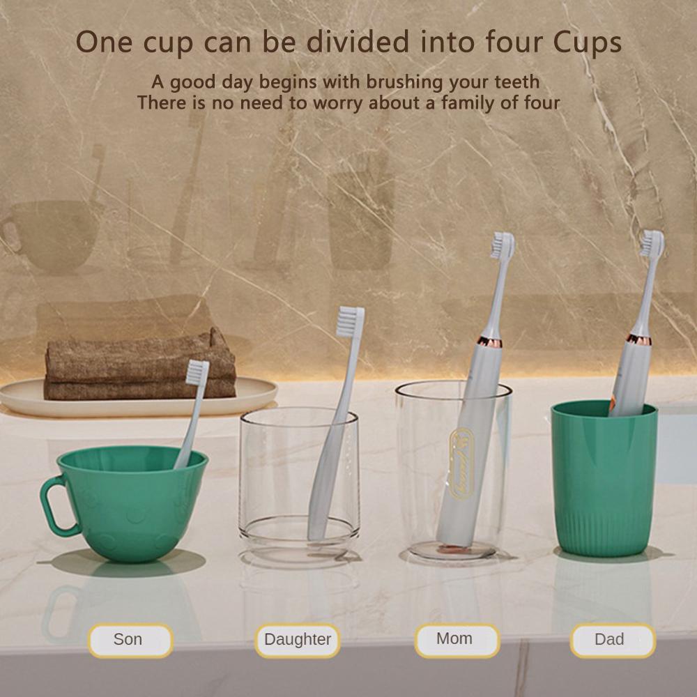Travel Tooth Cup Sanitary Wash Cup Portable Storage Comfortable Toothbrush Holder Practical Necessities Clean And Hygienic