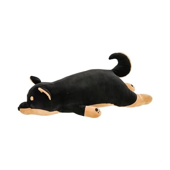 Ribuhaato Body Pillow Premium Nemunemu Animals M Size Black Shiba Kotetsu Fluffy Chewy Stuffed Animal Pillow Gift 48769-73