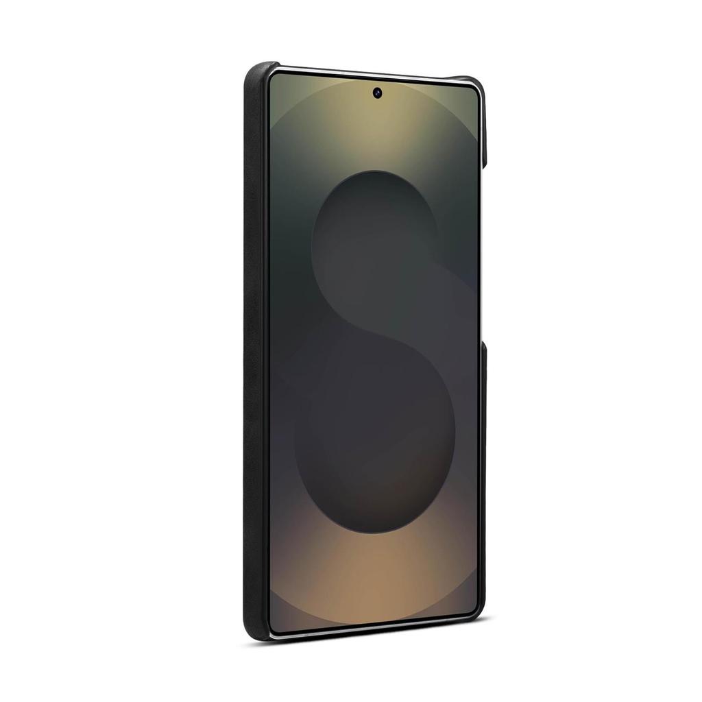 Samsung S25 Ultra Retro Leather Phone Case with Invisible Magnetic Buckle and Drop-Proof Hard Shell