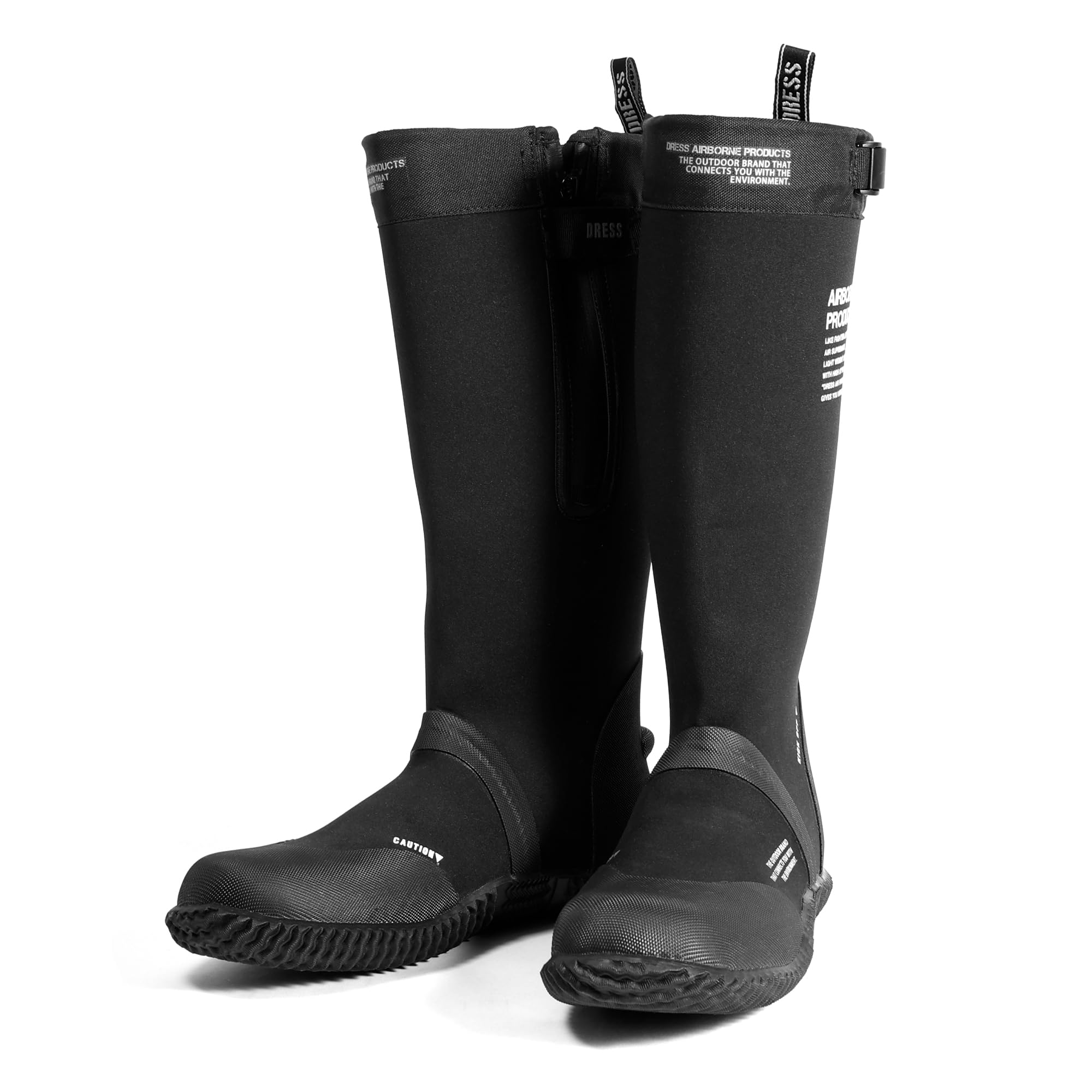 

Chloroprene boots Black fishing wading marine completely water mountain cold heat warm [Dress] [26cm] boots, boots, boots, boots, waterproof, чорний