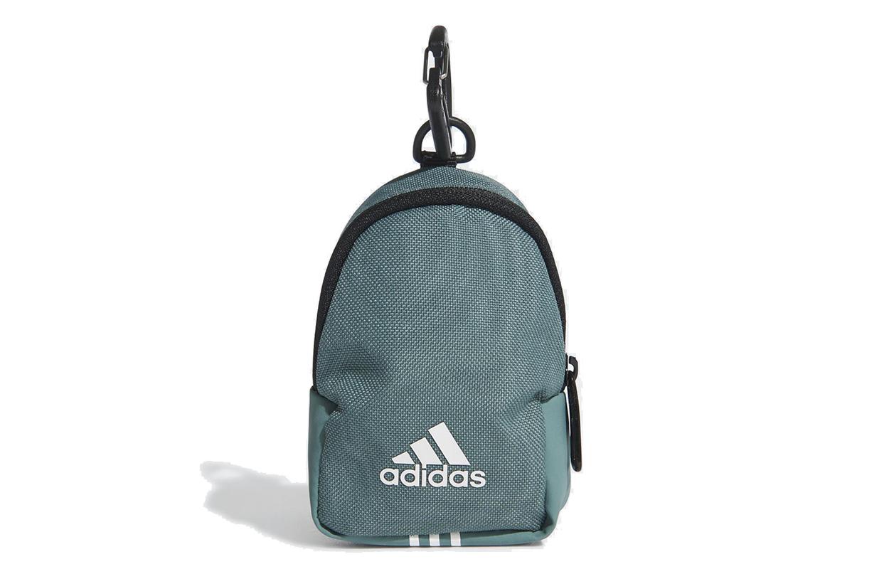 Adidas Полиэстер Кошелек для монет Мини Унисекс Зеленый GL0951