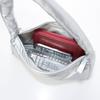 Kashkash Women's Horizontal Puff Bag 10-00-02010, Silver