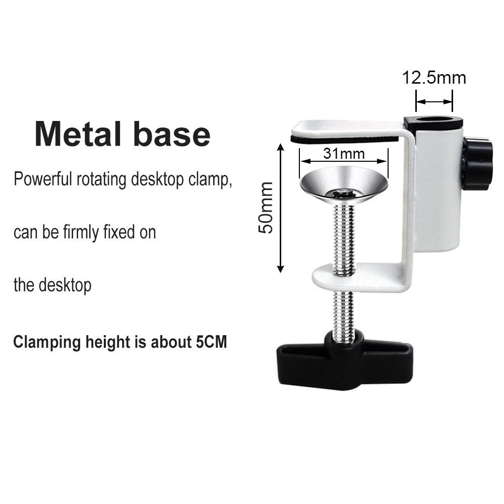 Universal Bracket Clamp Accessorie DIY Fixed Clip Fittings Screw Light Mounting Camera Holder for Microphone Desk Lamp Broadcast