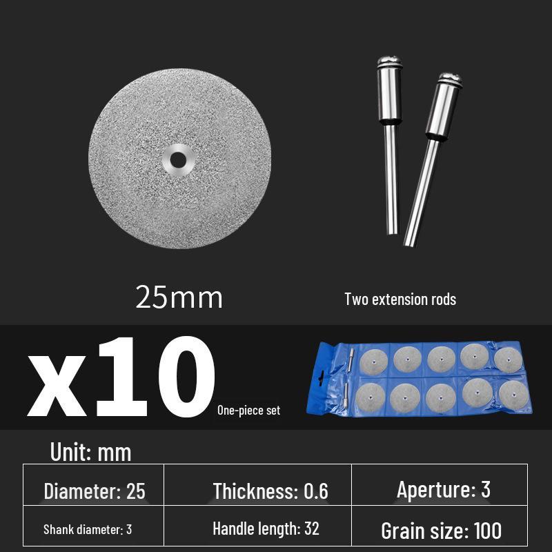 Jade Glass Diamond Abrasive Grout Cleaning Mini Saw Blade, Electric Grinding Disc