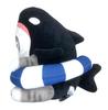 mofusand Shark Cat & Killer Whale Cat Big Plush Toy, Approx. 28cm (Killer Whale Cat)