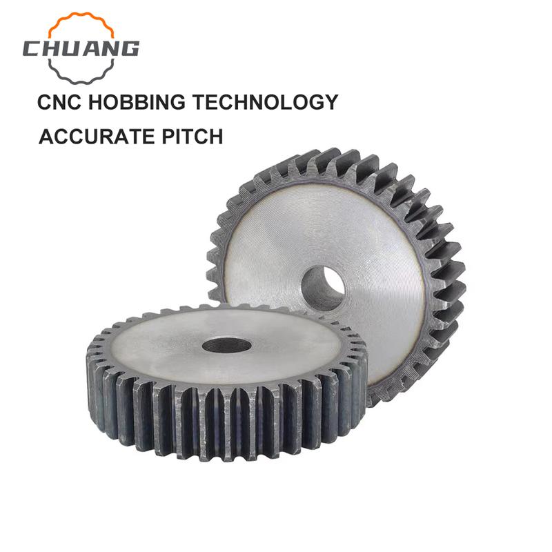 2 M Spur Gear 55/56/57/58/59/60/61/62/63/64/65/66/67/68T SC45# Carbon Steel Material Cylindrical Gear Transmission Accessories