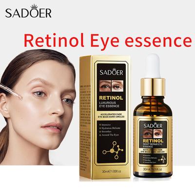 SADOER Retinol Moisturizing Eye Essence spendet Feuchtigkeit und nährt die Haut um die Augen, Anti-Falten-Essenz