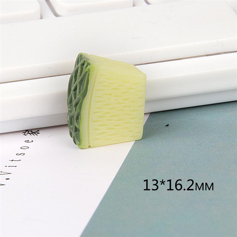 10Pcs Mini Artificial Fruit Slice Resin Charms With Realistic Look And Assorted Styles Perfect For Diy Craft Phone Case Decor