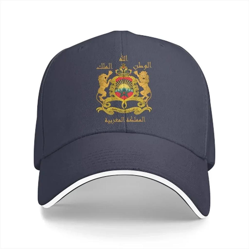 Pure Color Dad Hats Kingdom of Morocco Classic Unisexs Hat Sun Visor Baseball Caps Morocco Peaked Cap