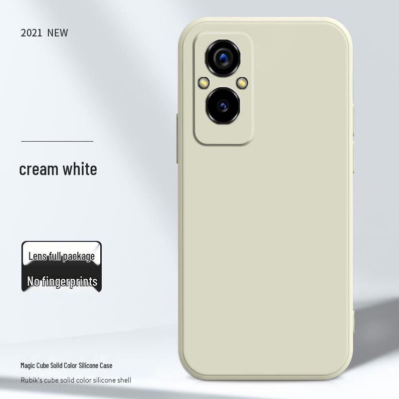 Oppo A96 Liquid Silicone Protective Case - V25 All-Inclusive Design, A36 Simple Pure Color, A93 Men's Cover.