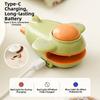 Cute Plastic Snack Bag Sealer Aircraft Shape Rechargeable Mini Sealing Machine Efficient Magnetic Fridge Sticker Picnic