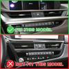 For Lexus ES ES200 ES250 ES300 ES350 2018 2020 Car Central Console Center AC Air Condition Outlet Vent Cover Trim Refit Frame