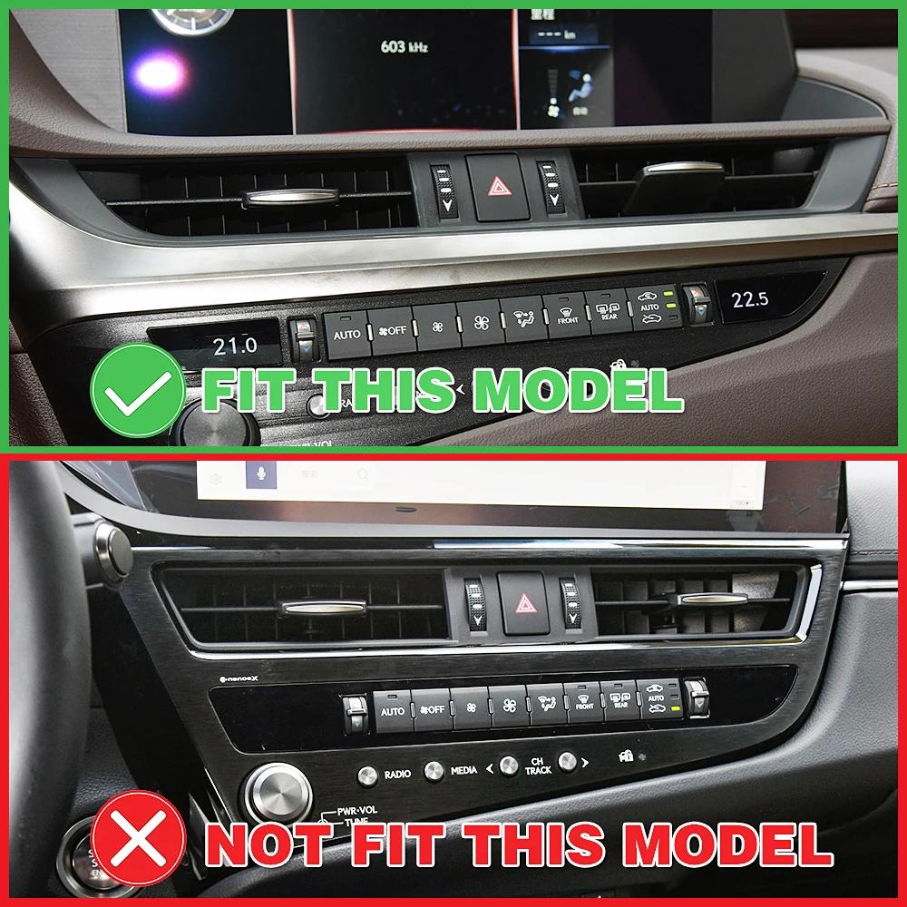 For Lexus ES ES200 ES250 ES300 ES350 2018 2020 Car Central Console Center AC Air Condition Outlet Vent Cover Trim Refit Frame