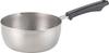 Yoshikawa Yukihira Pot 18cm Made In Japan IH Compatible Ajiichi Stainless Steel Yukihira Pot SJ3412
